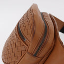 Bottega Veneta INTRECCIATO Body Bag Leather Brown Auth 208766V-4