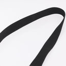CHANEL New Travel Line Shoulder Bag Canvas Black Gold CC Auth 208770A-8
