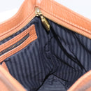 Coach Shoulder Bag Leather Brown Gold Tone Auth 208772A-19