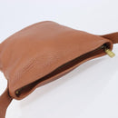 Coach Shoulder Bag Leather Brown Gold Tone Auth 208772A-6