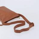 Coach Shoulder Bag Leather Brown Gold Tone Auth 208772A-7