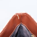 BURBERRY Nova Check Hand Bag PVC Beige Gold Auth 208776A-11