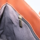 BURBERRY Nova Check Hand Bag PVC Beige Gold Auth 208776A-22