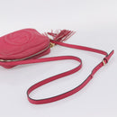 GUCCI Shoulder Bag Leather Pink Gold 308364 Auth 208778-7