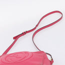 GUCCI Shoulder Bag Leather Pink Gold 308364 Auth 208778-8