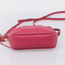 GUCCI Shoulder Bag Leather Pink Gold 308364 Auth 208778-9