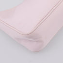 PRADA Hand Bag Nylon Pink Silver Auth 208783A-17