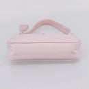 PRADA Hand Bag Nylon Pink Silver Auth 208783A-5