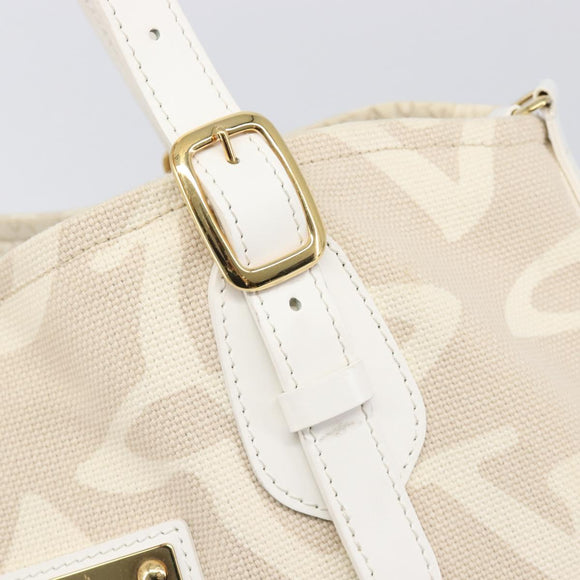 LOUIS VUITTON Cruise Line Taicienne PM Tote Bag Canvas Sabre M95674 Auth 208784V