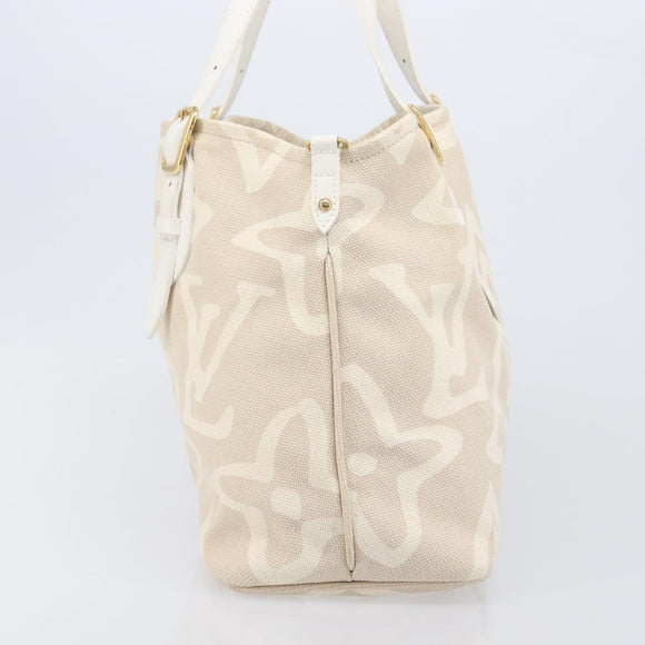 LOUIS VUITTON Cruise Line Taicienne PM Tote Bag Canvas Sabre M95674 Auth 208784V