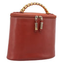 LOEWE Velazquez Tote Bag Leather Orange Gold Auth 208785-1