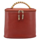 LOEWE Velazquez Tote Bag Leather Orange Gold Auth 208785-13