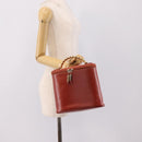 LOEWE Velazquez Tote Bag Leather Orange Gold Auth 208785-24