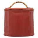 LOEWE Velazquez Tote Bag Leather Orange Gold Auth 208785-2