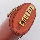 LOEWE Velazquez Tote Bag Leather Orange Gold Auth 208785-6