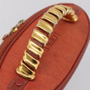 LOEWE Velazquez Tote Bag Leather Orange Gold Auth 208785-7