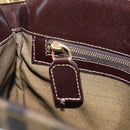 FENDI Zucca Canvas Mamma Baguette Shoulder Bag Brown Black Auth 208788V-19