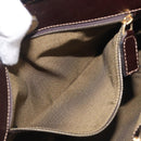 FENDI Zucca Canvas Mamma Baguette Shoulder Bag Brown Black Auth 208788V-20