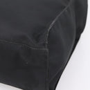 FENDI Shoulder Bag Nylon Black Silver Auth 208789A-9