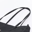 FENDI Shoulder Bag Nylon Black Silver Auth 208789A-8