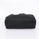 FENDI Shoulder Bag Nylon Black Silver Auth 208789A-5