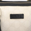 GUCCI GG Supreme Hand Bag PVC White Gold 193604 Auth 208793-15