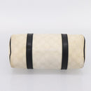 GUCCI GG Supreme Hand Bag PVC White Gold 193604 Auth 208793-9