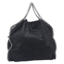Stella McCartney Chain Falabella Bag Polyester 2way Black 234387 Auth 208795A-2