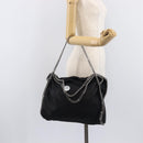 Stella McCartney Chain Falabella Bag Polyester 2way Black 234387 Auth 208795A-25