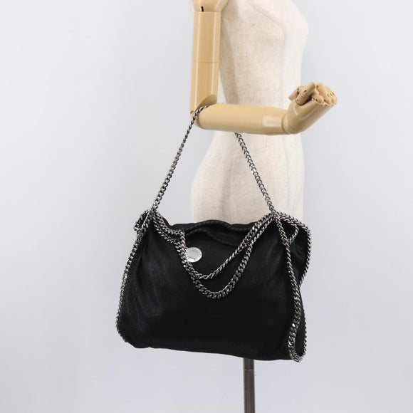 Stella McCartney Chain Falabella Bag Polyester 2way Black 234387 Auth 208795A