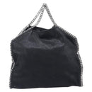Stella McCartney Chain Falabella Bag Polyester 2way Black 234387 Auth 208795A-3