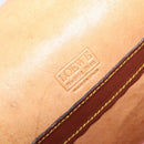LOEWE Shoulder Bag Suede Green Gold Auth 208798A-24
