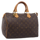 LOUIS VUITTON Monogram Speedy 30 Hand Bag M41526 LV Auth 208803V-1