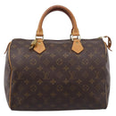 LOUIS VUITTON Monogram Speedy 30 Hand Bag M41526 LV Auth 208803V-13