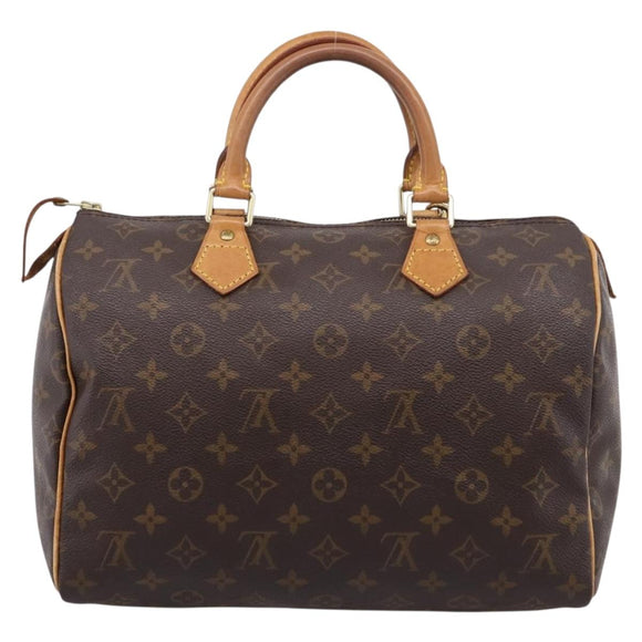 LOUIS VUITTON Monogram Speedy 30 Hand Bag M41526 LV Auth 208803V