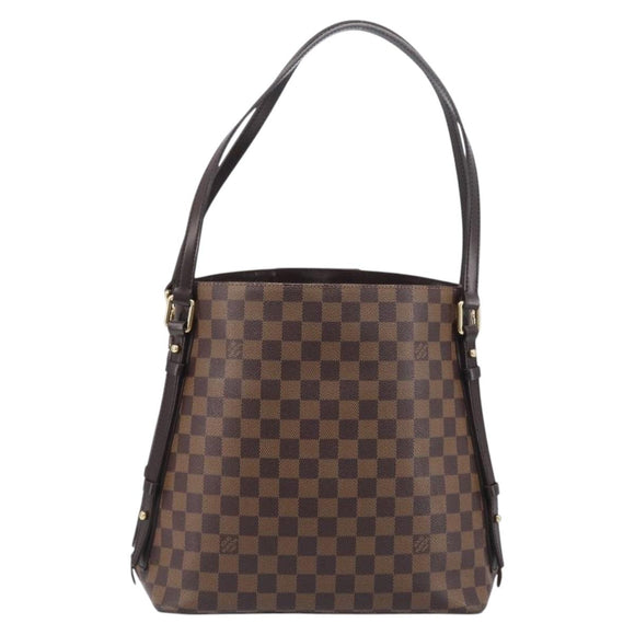 LOUIS VUITTON Damier Ebene Hippo Rivington Shoulder Bag N41108 LV Auth 208804SAM