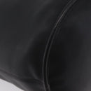 Coach Shoulder Bag Leather Black Gold Auth 208805A-10