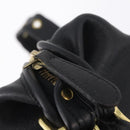 Coach Shoulder Bag Leather Black Gold Auth 208805A-16