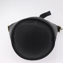 Coach Shoulder Bag Leather Black Gold Auth 208805A-9
