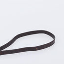 PRADA Shoulder Bag Leather Brown Gold Auth 208810-16