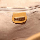 GUCCI Micro GG Supreme Shoulder Bag PVC White Gold Auth 208815-17