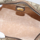 GUCCI GG Supreme Clutch Bag PVC Beige Gold Auth 208816-16