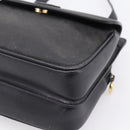 GUCCI Micro GG Supreme Shoulder Bag PVC Black Gold 007 23 0114 Auth 208817-9