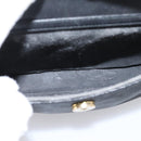 GUCCI Micro GG Supreme Shoulder Bag PVC Black Gold 007 23 0114 Auth 208817-17