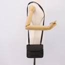 GUCCI Micro GG Supreme Shoulder Bag PVC Black Gold 007 23 0114 Auth 208817-23