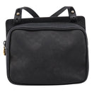 GUCCI Micro GG Supreme Shoulder Bag PVC Black Gold 007 23 0114 Auth 208817-2