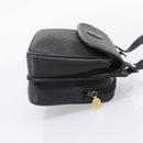 GUCCI Micro GG Supreme Shoulder Bag PVC Black Gold 007 23 0114 Auth 208817-4