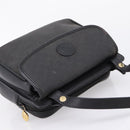 GUCCI Micro GG Supreme Shoulder Bag PVC Black Gold 007 23 0114 Auth 208817-6