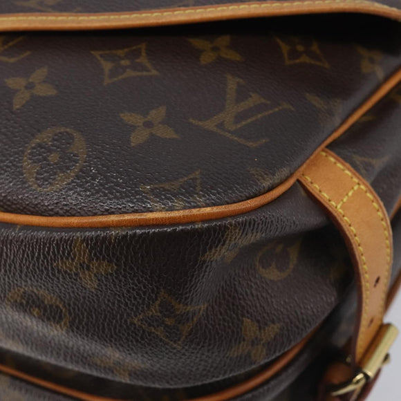 LOUIS VUITTON Monogram Saumur 30 Shoulder Bag M42256 LV Auth 208822A