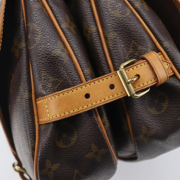 LOUIS VUITTON Monogram Saumur 30 Shoulder Bag M42256 LV Auth 208822A